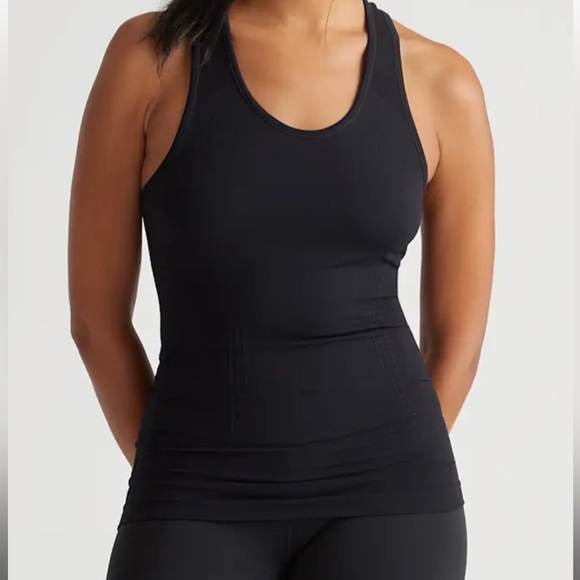 ATHLETA BLACK SPEEDLIGHT RACERBACK TANK - Picture 1 of 8